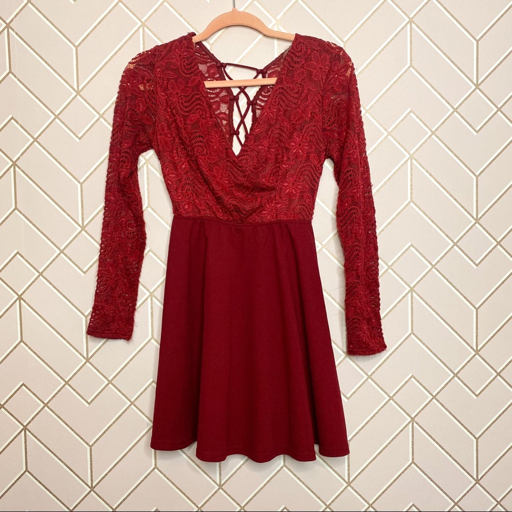 Windsor Small Red Lace Dress